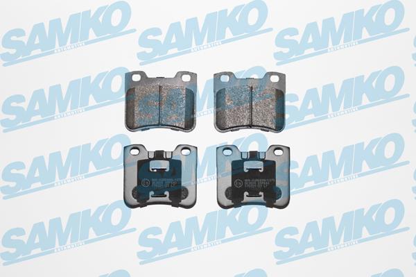 Samko 5SP643 - Тормозные колодки, дисковые, комплект autospares.lv