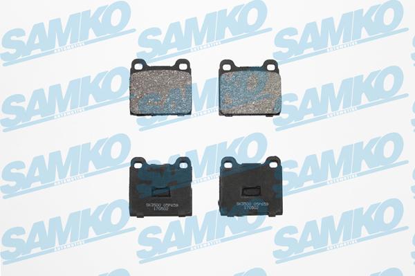 Samko 5SP659 - Тормозные колодки, дисковые, комплект autospares.lv