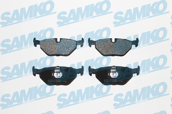 Samko 5SP650 - Тормозные колодки, дисковые, комплект autospares.lv