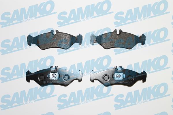 Samko 5SP609 - Тормозные колодки, дисковые, комплект autospares.lv