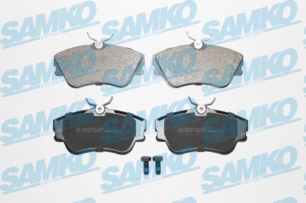 Samko 5SP605 - Тормозные колодки, дисковые, комплект autospares.lv