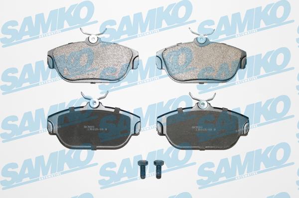 Samko 5SP601 - Тормозные колодки, дисковые, комплект autospares.lv