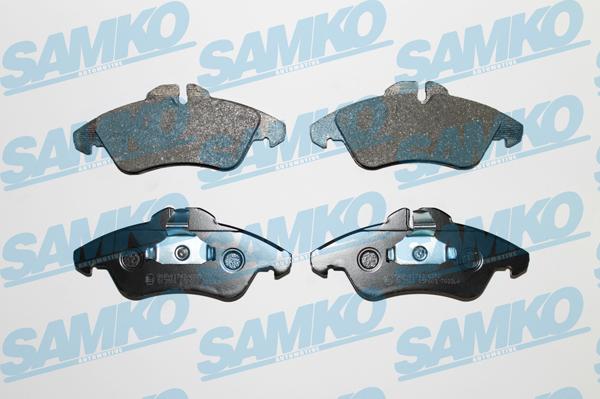 Samko 5SP608 - Тормозные колодки, дисковые, комплект autospares.lv