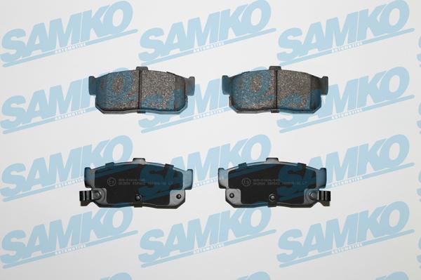 Samko 5SP602 - Тормозные колодки, дисковые, комплект autospares.lv