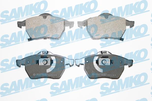 Samko 5SP689 - Тормозные колодки, дисковые, комплект autospares.lv