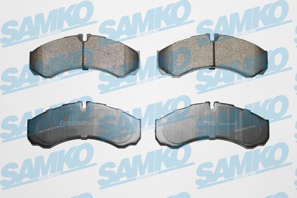 Samko 5SP684 - Тормозные колодки, дисковые, комплект autospares.lv