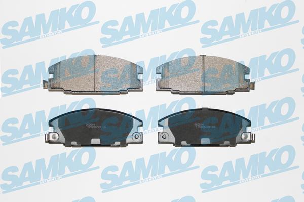 Samko 5SP685 - Тормозные колодки, дисковые, комплект autospares.lv
