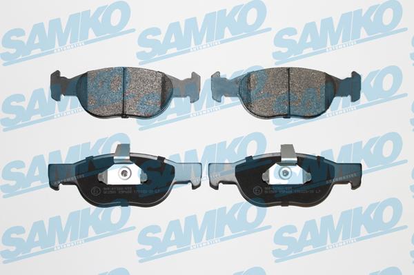 Samko 5SP688 - Тормозные колодки, дисковые, комплект autospares.lv