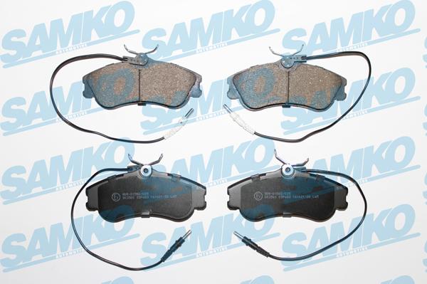 Samko 5SP683 - Тормозные колодки, дисковые, комплект autospares.lv