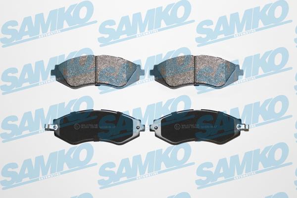 Samko 5SP682 - Тормозные колодки, дисковые, комплект autospares.lv