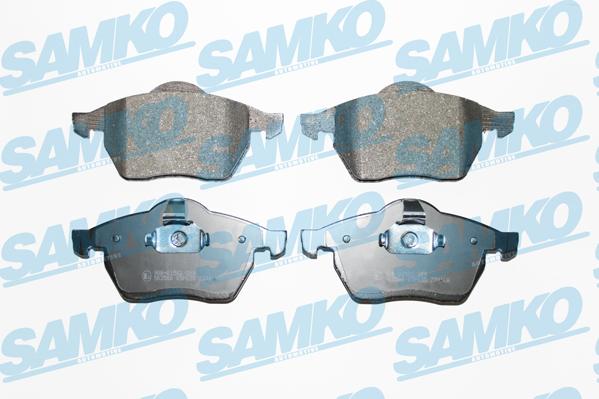 Samko 5SP635 - Тормозные колодки, дисковые, комплект autospares.lv