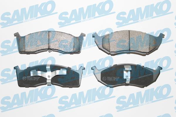 Samko 5SP629 - Тормозные колодки, дисковые, комплект autospares.lv