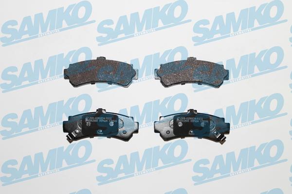 Samko 5SP624 - Тормозные колодки, дисковые, комплект autospares.lv