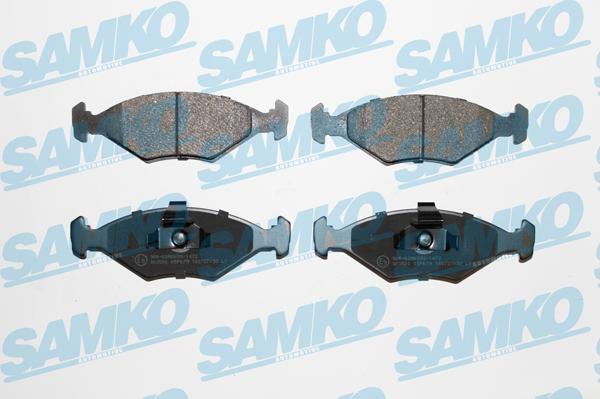 Samko 5SP679 - Тормозные колодки, дисковые, комплект autospares.lv