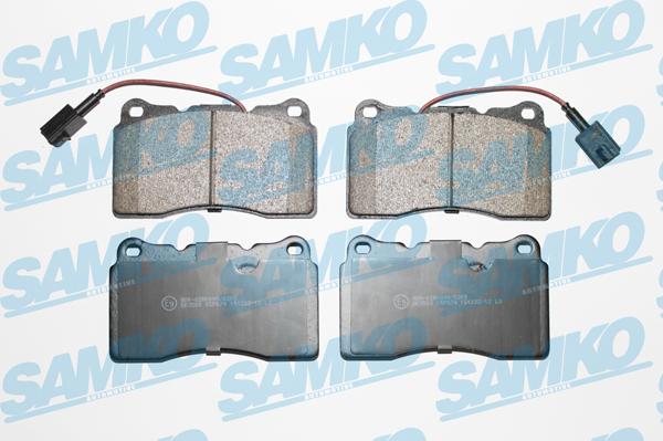 Samko 5SP674 - Тормозные колодки, дисковые, комплект autospares.lv