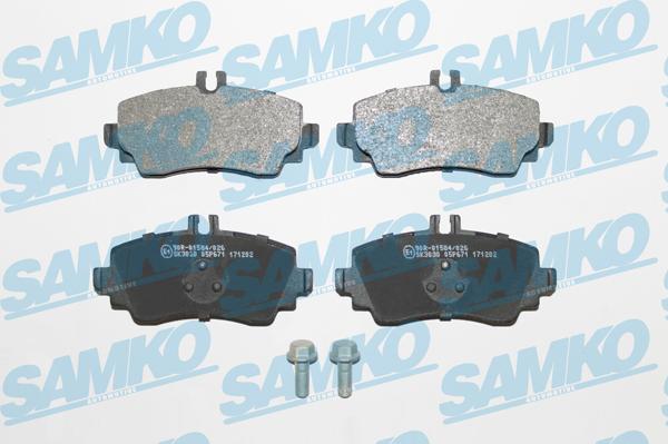 Samko 5SP671 - Тормозные колодки, дисковые, комплект autospares.lv