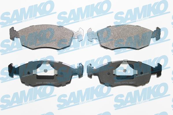 Samko 5SP678 - Тормозные колодки, дисковые, комплект autospares.lv