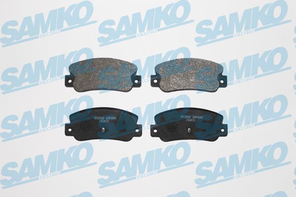 Samko 5SP095 - Тормозные колодки, дисковые, комплект autospares.lv