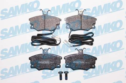 Samko 5SP096 - Тормозные колодки, дисковые, комплект autospares.lv