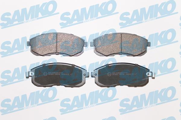 Samko 5SP090 - Тормозные колодки, дисковые, комплект autospares.lv