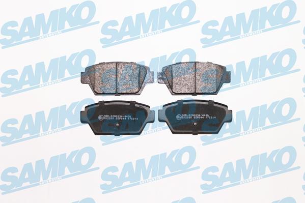 Samko 5SP044 - Тормозные колодки, дисковые, комплект autospares.lv