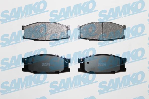 Samko 5SP046 - Тормозные колодки, дисковые, комплект autospares.lv