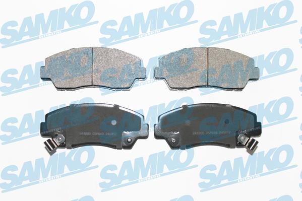 Samko 5SP040 - Тормозные колодки, дисковые, комплект autospares.lv