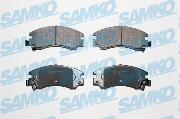 Samko 5SP047 - Тормозные колодки, дисковые, комплект autospares.lv