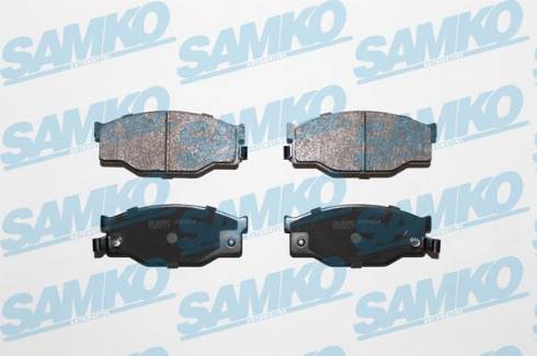 Samko 5SP054 - Тормозные колодки, дисковые, комплект autospares.lv