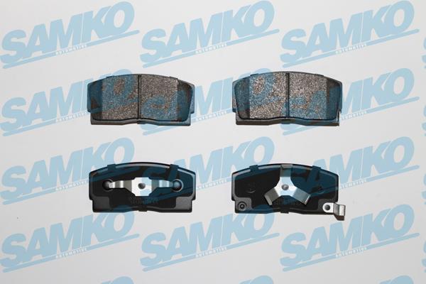 Samko 5SP055 - Тормозные колодки, дисковые, комплект autospares.lv