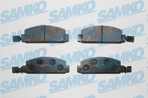 Samko 5SP051 - Тормозные колодки, дисковые, комплект autospares.lv