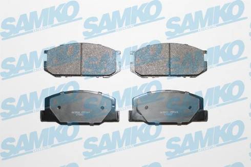 Samko 5SP064 - Тормозные колодки, дисковые, комплект autospares.lv