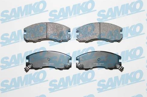 Samko 5SP060 - Тормозные колодки, дисковые, комплект autospares.lv