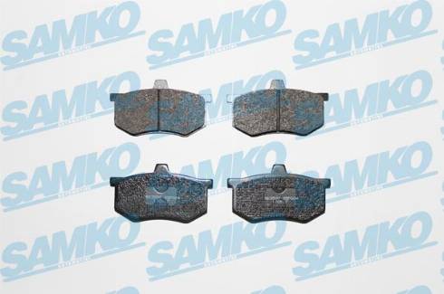 Samko 5SP004 - Тормозные колодки, дисковые, комплект autospares.lv