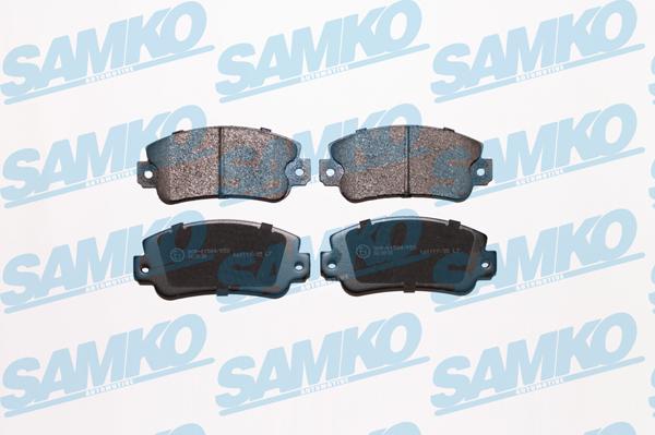 Samko 5SP006 - Тормозные колодки, дисковые, комплект autospares.lv