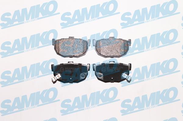 Samko 5SP089 - Тормозные колодки, дисковые, комплект autospares.lv