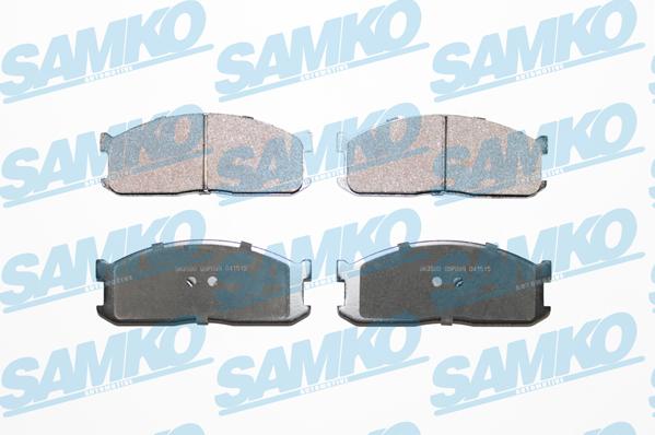 Samko 5SP039 - Тормозные колодки, дисковые, комплект autospares.lv