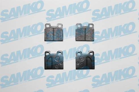 Samko 5SP031 - Тормозные колодки, дисковые, комплект autospares.lv