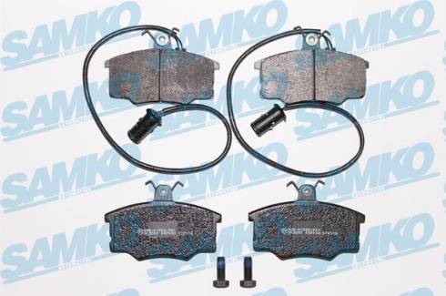 Samko 5SP033 - Тормозные колодки, дисковые, комплект autospares.lv