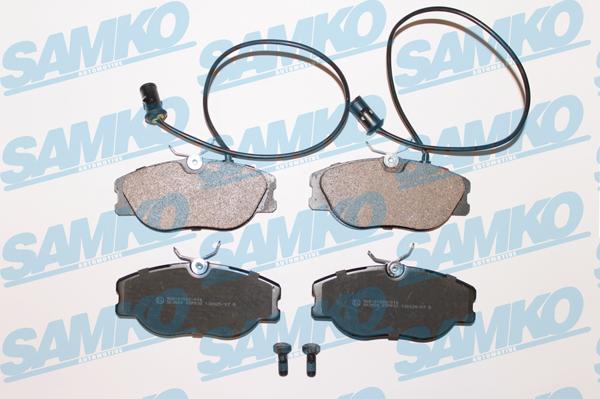 Samko 5SP032 - Тормозные колодки, дисковые, комплект autospares.lv