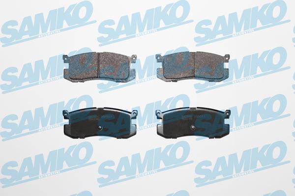 Samko 5SP037 - Тормозные колодки, дисковые, комплект autospares.lv