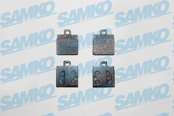 Samko 5SP029 - Тормозные колодки, дисковые, комплект autospares.lv