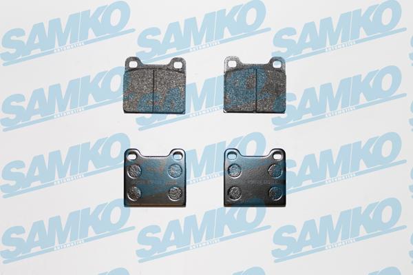Samko 5SP024 - Тормозные колодки, дисковые, комплект autospares.lv