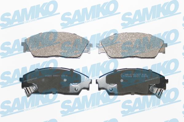 Samko 5SP071 - Тормозные колодки, дисковые, комплект autospares.lv