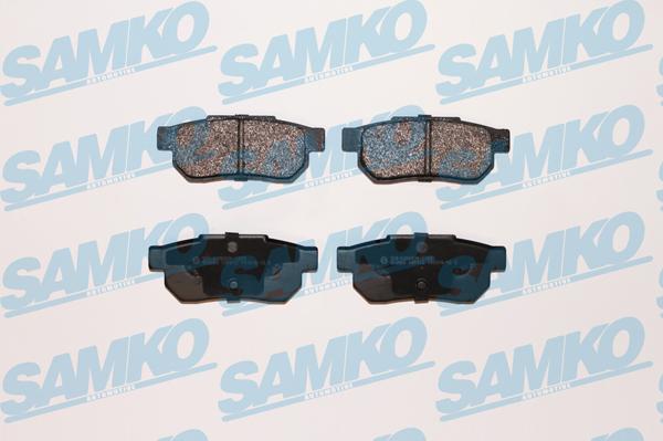 Samko 5SP072 - Тормозные колодки, дисковые, комплект autospares.lv