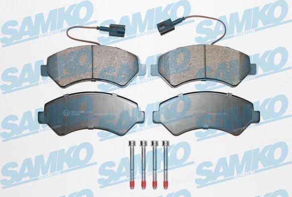 Samko 5SP1997 - Тормозные колодки, дисковые, комплект autospares.lv