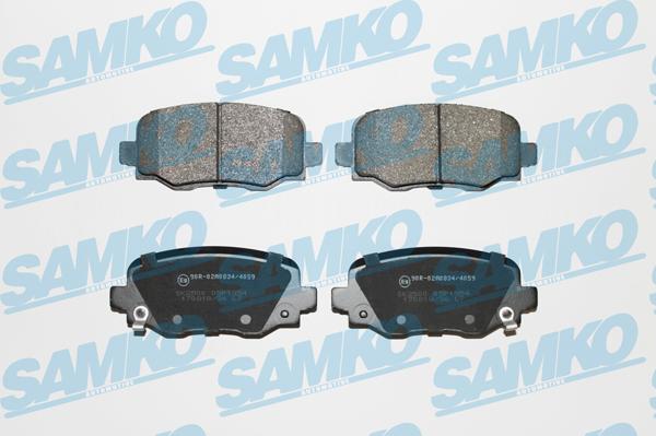 Samko 5SP1954 - Тормозные колодки, дисковые, комплект autospares.lv