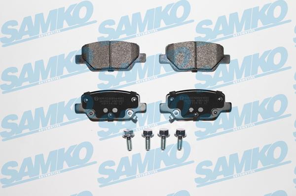 Samko 5SP1951 - Тормозные колодки, дисковые, комплект autospares.lv