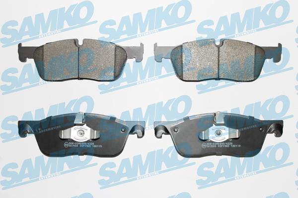 Samko 5SP1965 - Тормозные колодки, дисковые, комплект autospares.lv