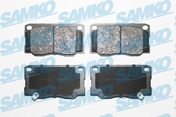 Samko 5SP1961 - Тормозные колодки, дисковые, комплект autospares.lv